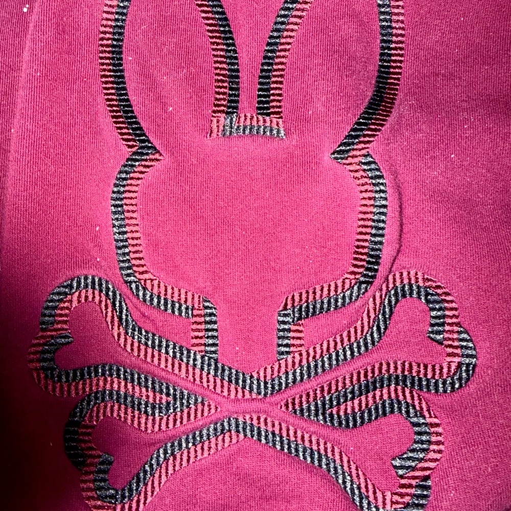 Psycho Bunny Burgundy Hoodie - Picture 4 of 4